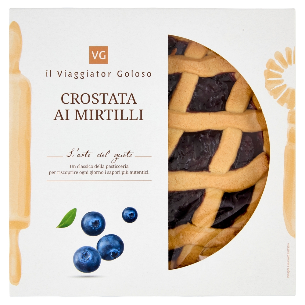 Crostata ai Mirtilli il Viaggiator Goloso